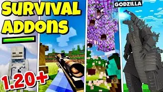 Best #minecraft Bedrock Survival Addons part 1 #minecraftpe #minecraftbedrock