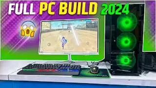 Full PC Setup Build For Gaming and Video🚀Editing in 2024 | Full Set PC Build💰Under ₹40K in 2024