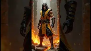 Mortal Kombat's Scorpion Reborn with AI Technology!  #shorts #scorpion #ai #mk #mortalkombatlegends