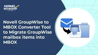 Novell GroupWise to MBOX Converter Tool to Migrate GroupWise mailbox items into MBOX