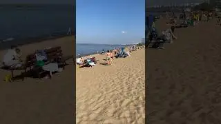 Набережная реки Волга Самара. Бархатный сезон.