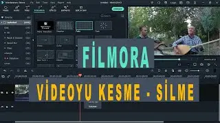 Filmora 10 Videoyu Kesme, Videoyu Silme, Ripple Delete