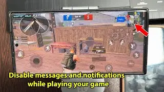 How to turn off notifications while playing games samsung