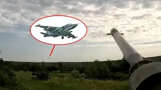 Russian Su-25 Aircraft Hit By Igla MANPADS