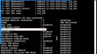 Cisco ASA version 9 How to view how many hosts for which you are licensed