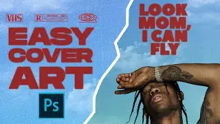 Cover Art Tutorial on Photoshop Travis Scott (Cloud and sky effect, very easy)