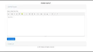 WEB APP Google Sheets | Summernote Text Editor