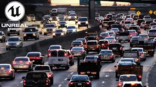 Create Realistic Highway In Unreal Engine 5🚗....
