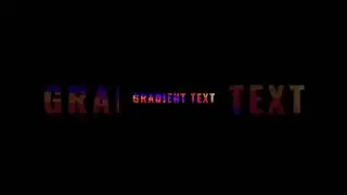 3 Different Types of Colorful Gradient Text Animation 