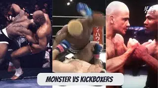 2 Minutes of Kevin Randleman Beating The Dog 💩 out of Kickboxers