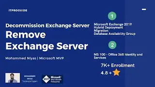 Remove Exchange Server - How to decommission On-premises Exchange Server in a Hybrid Setup - Video 4