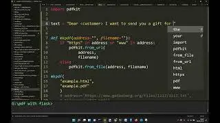 How to make a pdf with Python and pdfkit different for each customer