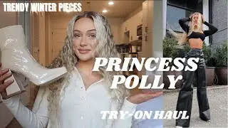 PRINCESS POLLY BOUTIQUE WINTER CLOTHING TRY ON HAUL 2022 | Cute Trendy Fashion, Pinterest outfits