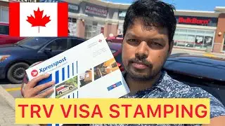 How to send Passport for Canada Visa Stamping TRV in Canada 🇨🇦 2024
