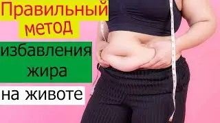 Жир на животе? Правильный метод избавления жира на животе.