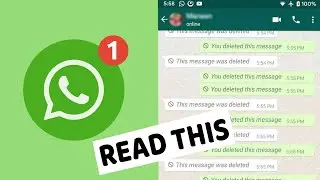 Read Deleted Messages on Whatsapp & Instagram 💬✅ 