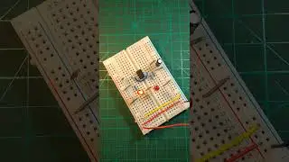 LED Blinking Circuit using NE555 on 