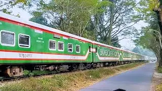 বাংলাদেশের দীর্ঘতম ট্রেন | Coxs Bazar Express Train | Longest Passengers Train in Bangladesh Railway