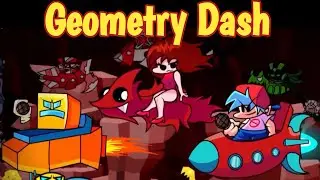 Friday Night FunKin' Vs Geometry Dash I Friday Night Dashing FNF Vs Geometry Dash I FNF Dashing Mod