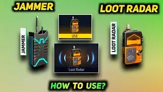 Loot Radar & Jammer How To Use? - Free Fire Loot Radar And Jammer Details.