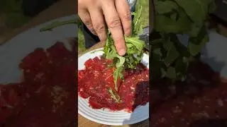 Рецепт строганины ИЗ БЛАГОРОДНОГО ОЛЕНЯ