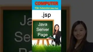 #computerknowledge #computergk Computer File Extension, Web Files, . jsp  - Java Server Page