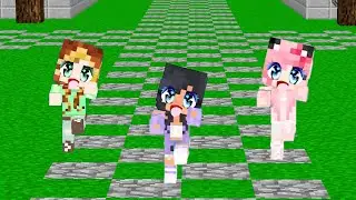 MONSTER SCHOOL :CHICKEN WING NOOB APHMAU,Kim VS Kawaii Chan - MINECRAFT ANIMATION