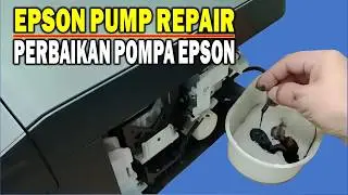 CARA MEMPERBAIKI POMPA TINTA MACET PRINTER EPSON L3110, L3210, L3250, L5190, L5290, Dll.