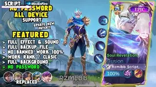 NEW Script Skin Gusion Epic Soul Revelation No Password | Effect & Voice -  Terbaru Mobile Legends