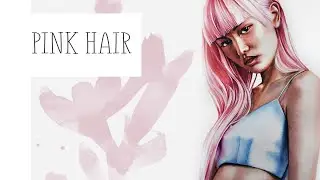 Портрет акварелью. Watercolor portrait .Fernanda Ly