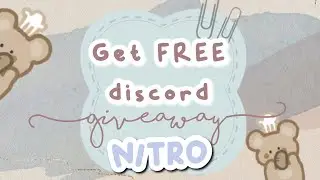 get discord nitro FOR FREE | lexi giveaways