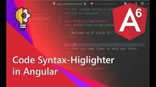 13 - Code Syntax Higlighter in Angular