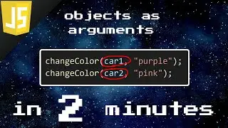 JavaScript objects as arguments 🖌️