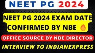 Neet pg new date | Neet pg 2024 Exam Date \ Neet pg 2024 Date | Neet pg 2024 Exam Date Latest News