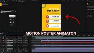 How to Animate Motion Poster like a Pro in after effect 2024