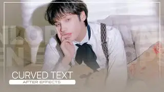 curved text effect | after effects tutorial