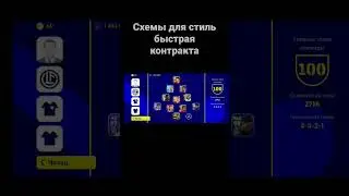 топ схема для стиль быстрая контракта в efootball mobile