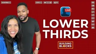 Ecamm Live Custom Lower Thirds: Tips, Tricks and  Inspiration | BuildingBlocks with ana and fuljens