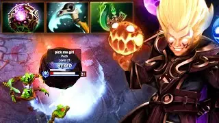 ELITIST INVOKER INSANE DAMAGE COMBO vs PUCK MID | Dota 2 Invoker