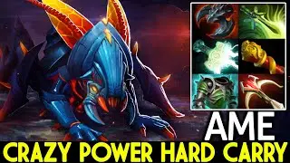 AME [Weaver] Crazy Power Carry When Full Items Dota 2