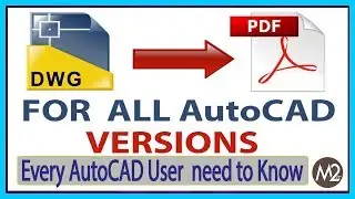 How to Save AutoCAD file to PDF  | dwg to pdf multiple pages