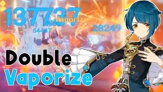 Xingqiu Double Vaporize Tech - Increase your DAMAGE! - Genshin Impact