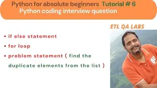 If..else & For loop in Python | Python for absolute beginners