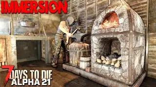 THE BEST START EVER! - 7 Days to Die: NO HUD (IMMERSION Alpha 21)