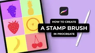 How To Create A Stamp Brush In Procreate (#Shorts)