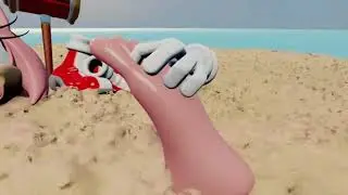 Amy Rose | Beached Tickles (Animated)