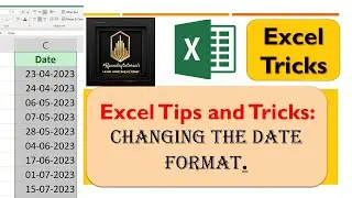 Changing Date Format in Microsoft Excel (or Google Sheets); A Step-By-Step Guide #Rpandeytutorials