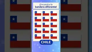 🕵🏻‍♂️ Encuentra la bandera diferente 🇨🇱 Chile
