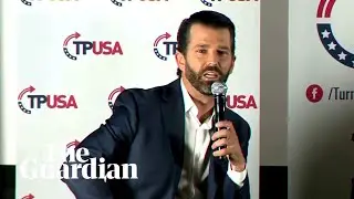 Donald Trump Jr triggered by heckles and booing at his book launch