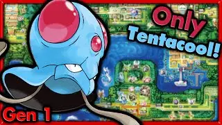 Can I Beat Pokemon Red with ONLY Tentacool? 🔴 Pokemon Challenges ► NO ITEMS IN BATTLE